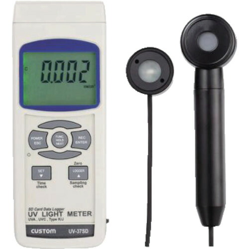 アズワン　ＡＳ　データロガー紫外線強度計　ＵＶ－３７ＳＤ　【品番：1-1934-01】