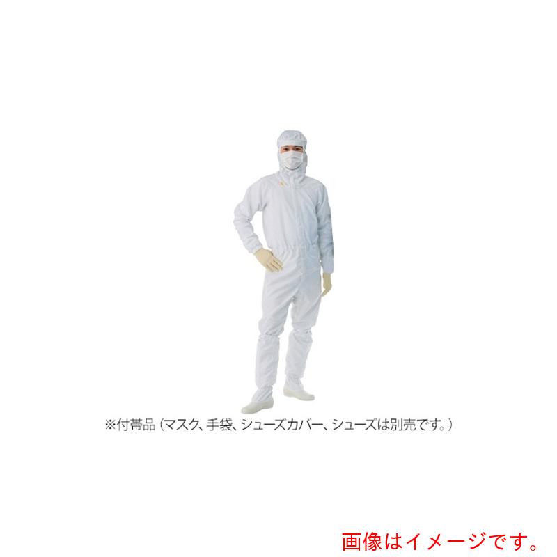 アズワン ＡＳ ツナギ服 ＦＤ１７５Ｃ－０１ 白 ４Ｌ 【品番：3-9705-06】