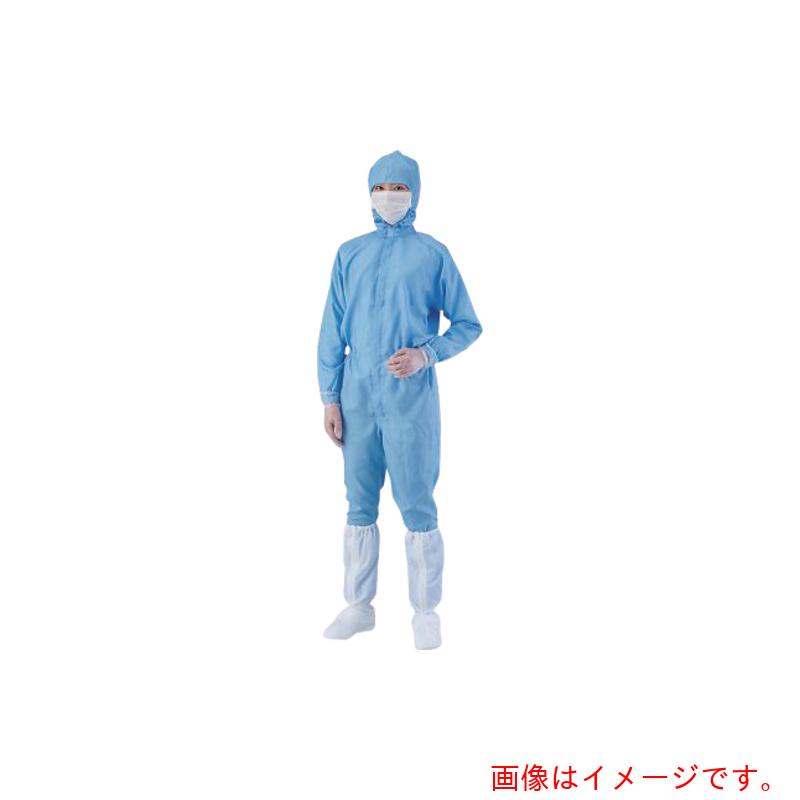 アズワン ＡＳ ＡＳ１４０３青Ｌ ボンネット原則としてツナギ服 【品番：4-2371-03】 安全・保護用品-花・ガーデン・DIY