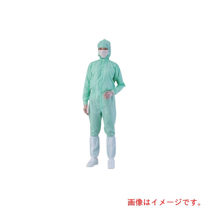 アズワン AS AS1403緑4L フード一体ツナギ服 【品番:4-2372-06】|住設プロ 店