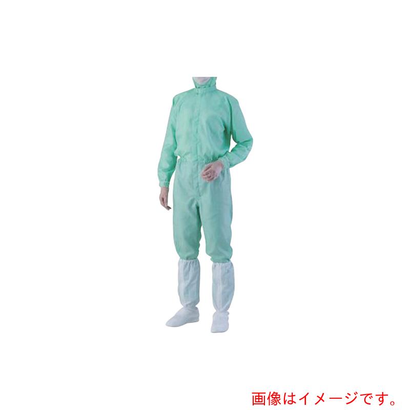 アズワン AS 緑M 異物混入対策ツナギ服腰裏付 【品番:4-2417-15】