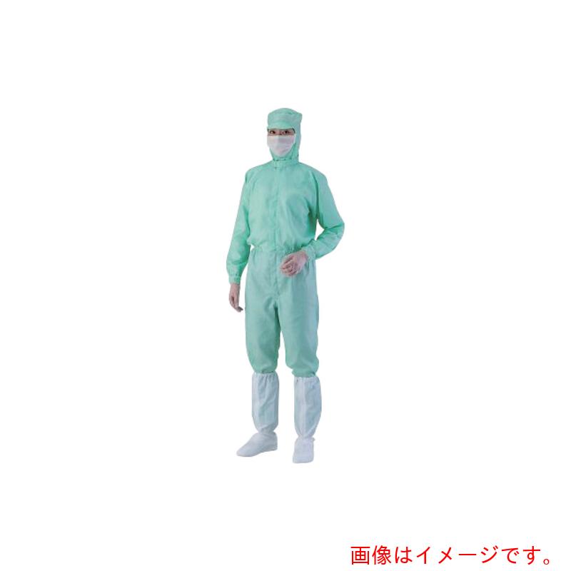 アズワン AS 緑S 異物混入対策ツナギ服腰裏付 【品番:4-2417-16】