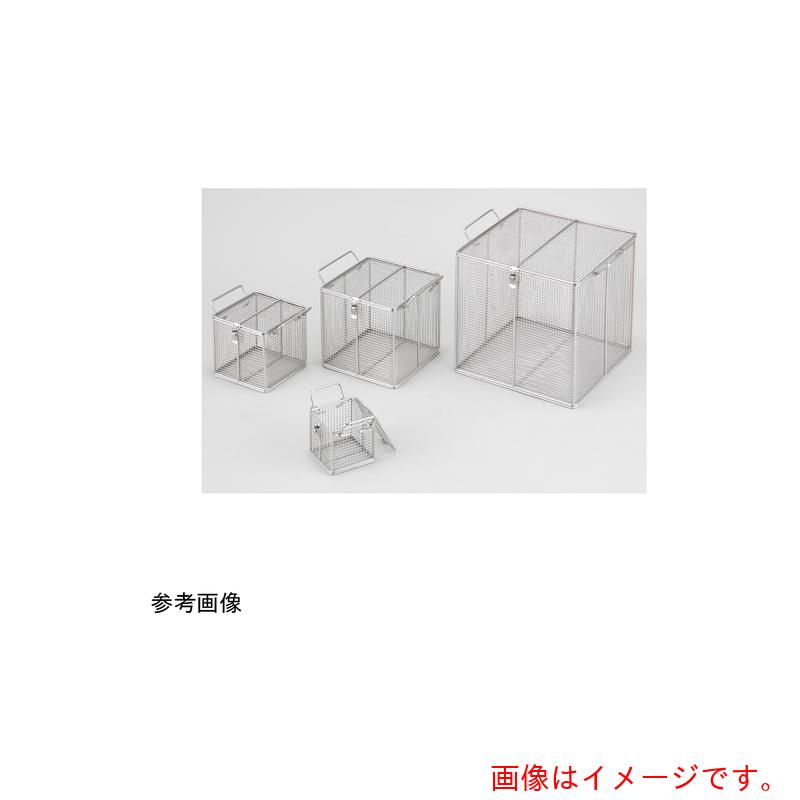 アズワン　ＡＳ　フタ付バスケット持ち手付　１００×１００　【品番：4-4979-01】