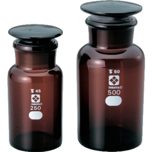アズワン　ＡＳ　共通摺合わせ広口試薬瓶茶褐色３０ｍｌ　【品番：4-5032-01】