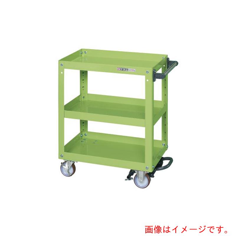 アズワン ＡＳ 打ちきり付手押し車 ＥＭＲ－１５７ＢＲＮＵ 【品番：4-583-03】