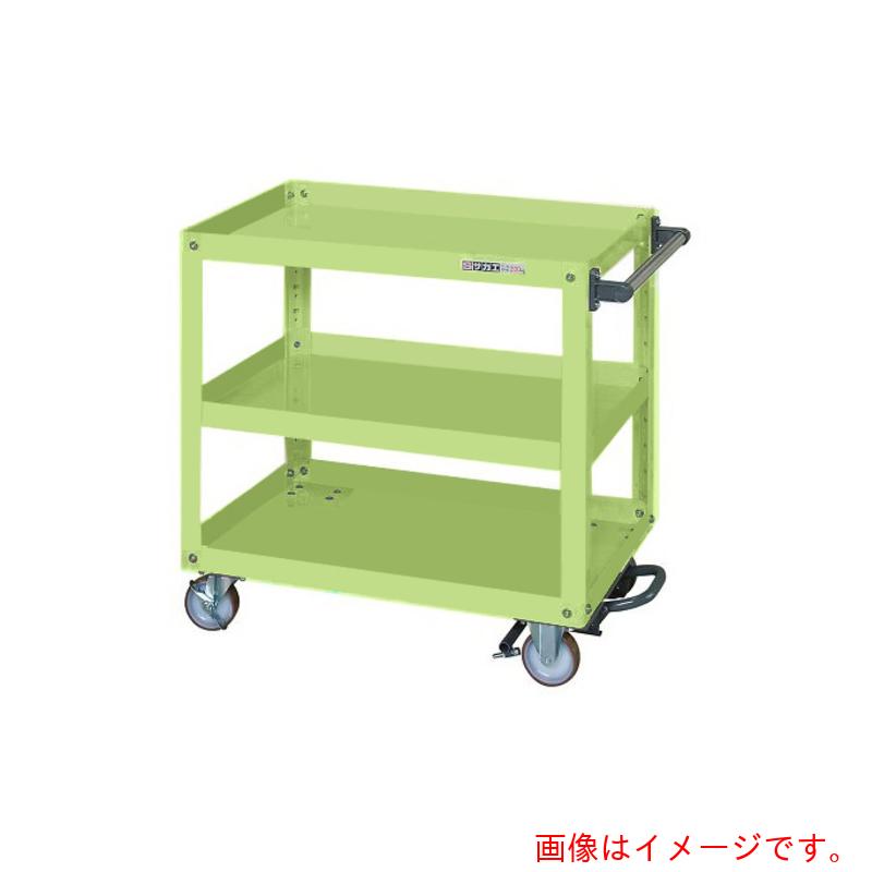 アズワン ＡＳ 打ちきり付手押し車 ＥＫＲ－２０７ＢＲＮＵ 【品番：4-584-03】