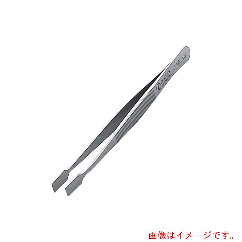アズワン　ＡＳ　フラットピンセット　Ｎｏ．３４Ａ　【品番：7-160-27】