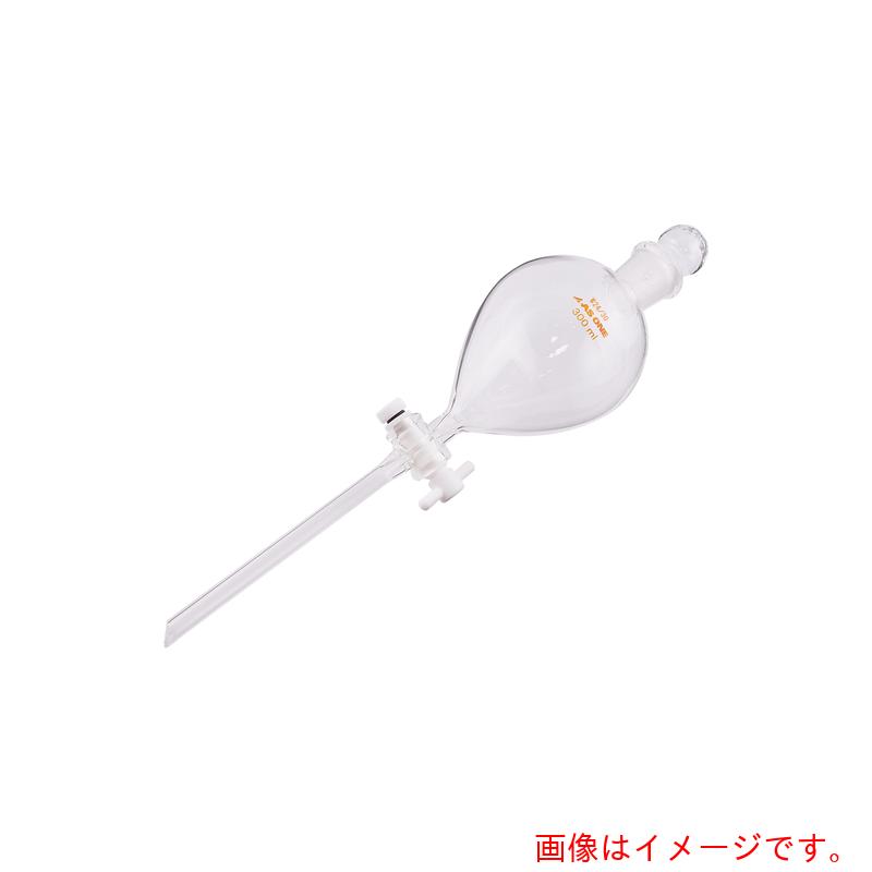 アズワン　ＡＳ　テフロンプラグ付分液ロート３００ｍｌ　【品番：7-188-05】