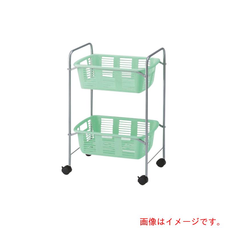 アズワン ＡＳ 脱ぐカゴ手押し車２段式ＹＢＷ－２ＣＧ 【品番：8-5958-04】