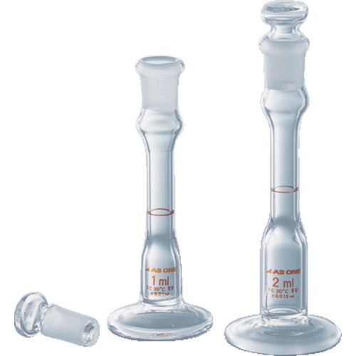 アズワン　ＡＳ　台付メスフラスコ白　１ｍｌ（ＡＳＯＮＥ）　【品番：1-8582-01】