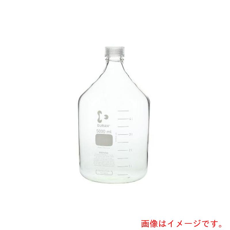 アズワン AS ねじ口瓶丸型白 透明キャップ付5000 【品番:2-035-07】|住設プロ 店