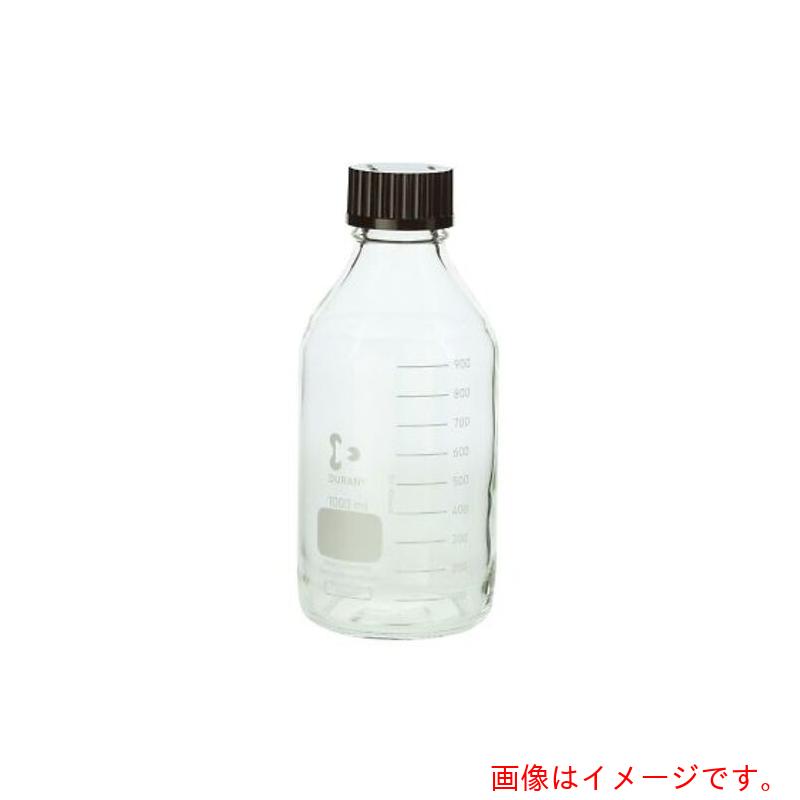 アズワン　ＡＳ　ねじ口びん　赤キャップ付１０００　【品番：2-076-05】