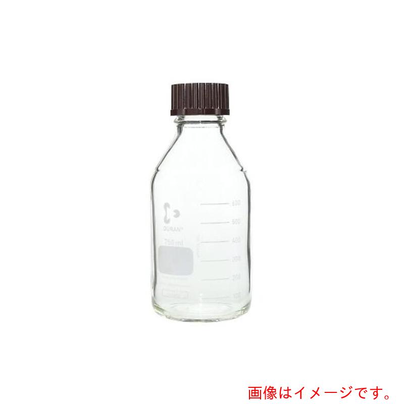 アズワン　ＡＳ　ねじ口瓶丸白０１７２００－７５０１Ａ赤蓋　【品番：2-076-10】