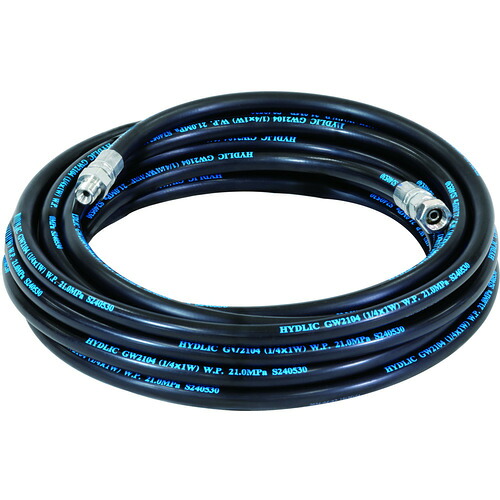 アサダ Asada １／４高圧導管 １２／８０Ｇ・１１／１１０用 １０ｍ １タッチカプラ 【品番：固定ディスク03115】