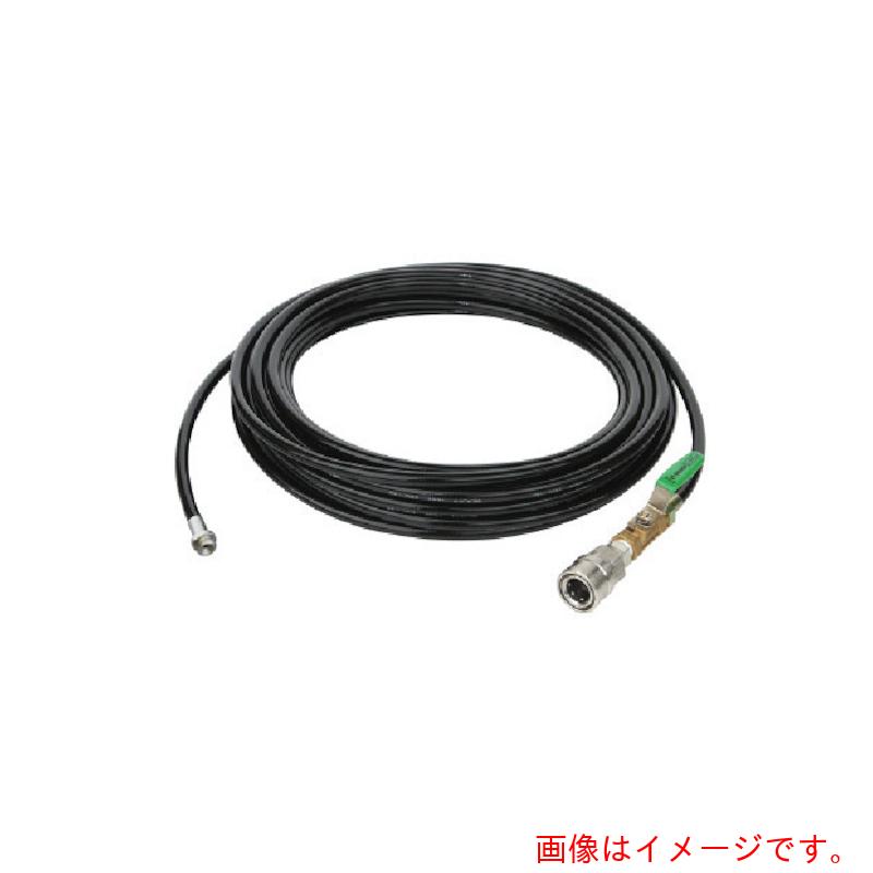 アサダ　Asada　１／４洗管ホース　コック付　１０ｍ　ＳＵＳワンタッチカプラ仕様　【品番：HD03210】｜住設プロ　店
