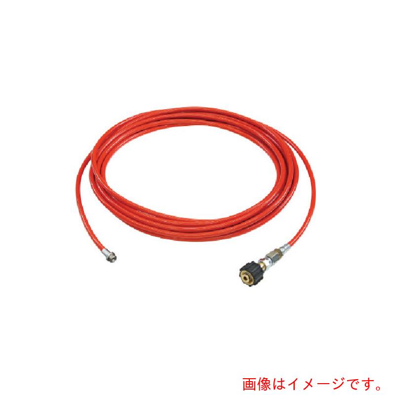 アサダ　Asada　１／４ＰＵ洗管ホース　コック無　１０ｍ　クイックカプラ仕様　【品番：HD03221】
