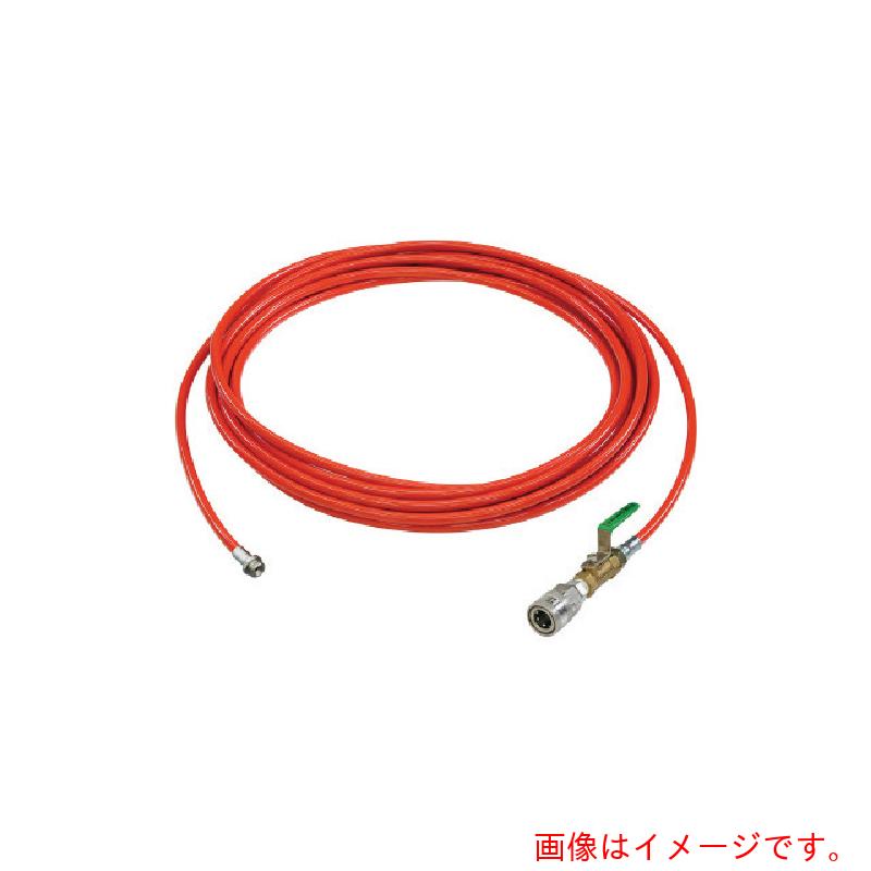 アサダ　Asada　１／４ＰＵ洗管ホース　コック付　２０ｍ　ＳＵＳワンタッチカプラ仕様　【品番：HD03228】