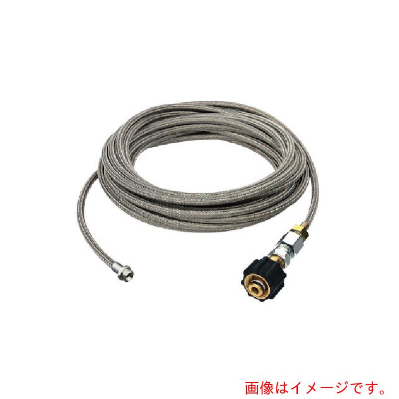 アサダ Asada 1/4SUS洗管ホース コック無 20m クイックカプラ仕様 【品番:HD03241】