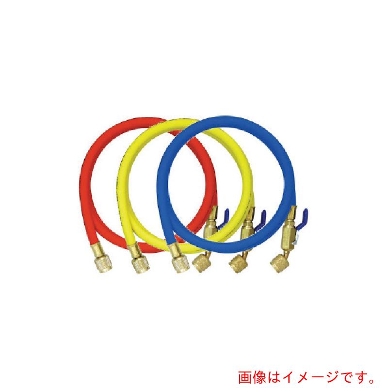 アサダ　Asada　Ｒ４１０Ａ用チャージングホースプラス２　ＢＶ付　２４４ｃｍ　３Ｐ　【品番：Y29998】