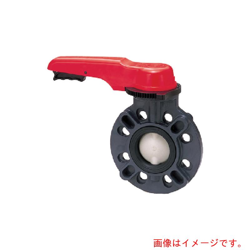 ★旭有機材 アサヒAV 57バタフライバルブ PVC/PP/EPDM 10K80A レバー 【品番:V57LVUEW1080】