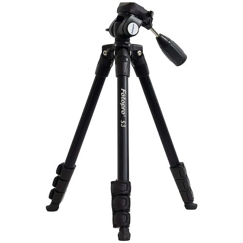 浅沼商会 写真絵労働者階級 軽銀三脚 Ｓ３ 黒いこと 【品番：S3 BK】 三脚-カメラ・ビデオカメラ・光学機器用アクセサリー