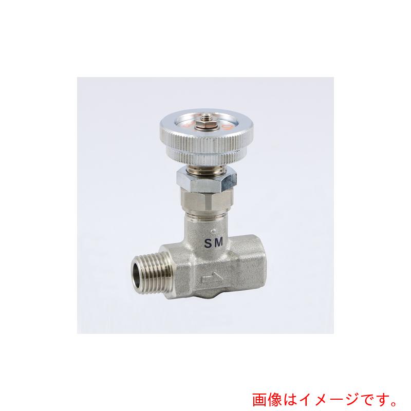 アソー　ＡＳＯＨ　ニードルバルブ　チッコロ－α　外×内ネジ型　ＰＴ３／８　【品番：SM-1033】