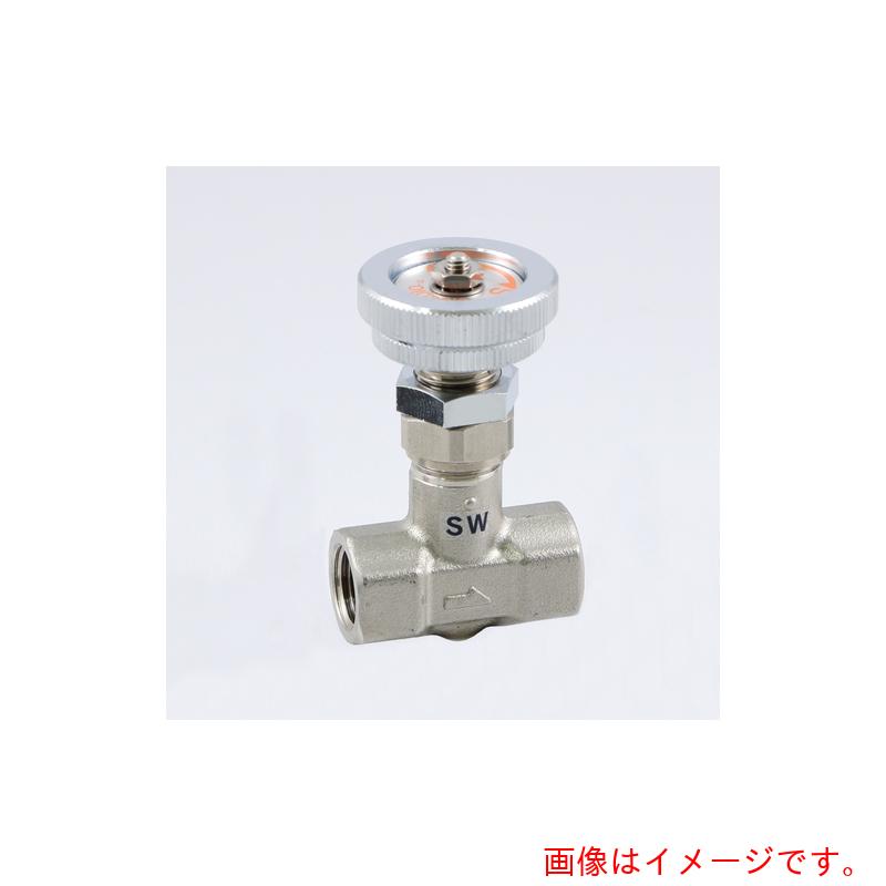 アソー　ＡＳＯＨ　ニードルバルブ　チッコロ&minus;α　内&times;内ネジ型　ＰＴ１／８　【品番：SW-1011】｜住設プロ　店