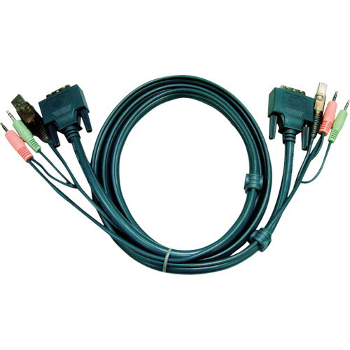 ATENジャパン　ATEN　ＤＶＩ　ＫＶＭケーブル　デュアルリンク対応　１．８ｍ　【品番：2L-7D02UD】｜住設プロ　店