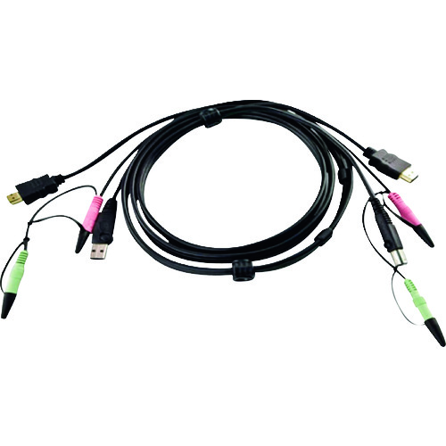 ATENジャパン ATEN ＵＳＢ ＨＤＭＩ ＫＶＭ 有線テレビ １．８ｍ 【品番：2L-7D02UH】