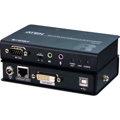 ATENジャパン ATEN USB DVI HDBaseT ミニKVM エクステンダー (1920×1200@100 m) 【品番:CE611】