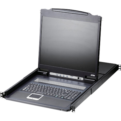 【別途送料あり】ATENジャパン ATEN ＫＶＭドロワ－ １６ポート／１９インチＬＣＤ一体型／ショートレール 【品番：CL1316NJJS】