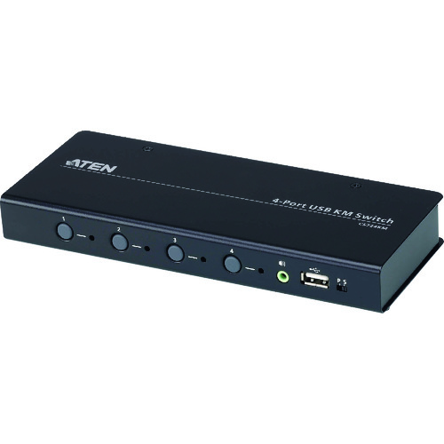 ATENジャパン　ATEN　４ポートＵＳＢマルチスクリーンコントロールＫＭスイッチ　【品番：CS724KM】