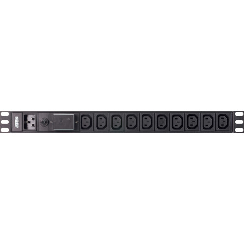 ATENジャパン　ATEN　ベーシックＰＤＵ／１Ｕ／２００Ｖ／２０Ａ／ＩＥＣタイプ　１０ポート／サージ保護回路付き　【品番：PE0210SB】