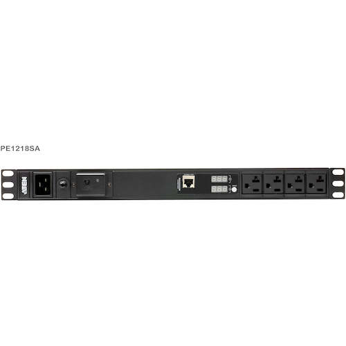ATENジャパン ATEN 仕合わせ用ワット数水道栓（１Ｕ／１００Ｖ／２０Ａ／ＮＥＭＡ印字機 １８界面／サルゼ防御すること電気回路／位置づける役立つこと相応う） 【品番：PE1218SA】