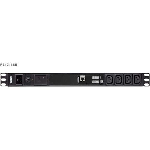 ATENジャパン ATEN 仕合わせ用ワット数水道栓（１Ｕ／２００Ｖ／２０Ａ／ＩＥＣ印字機 １８界面／サルゼ防御すること電気回路／位置づける役立つこと相応う） 【品番：PE1218SB】