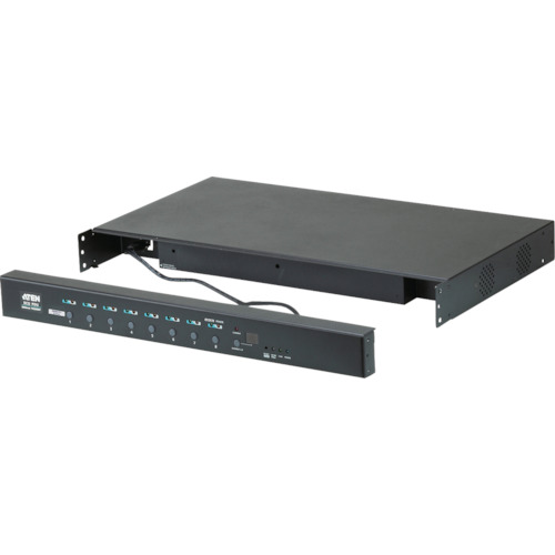 ATENジャパン ATEN ｅｃｏ ＰＤＵ／ＩＥＣ ２００Ｖ／２０Ａ模範例／位置づける役立つこと／リモートワット数抑えつける役立つこと積み上げる／ １Ｕ筐体引きはなす印字機／ ８逃げ口 【品番：PE6208AV】