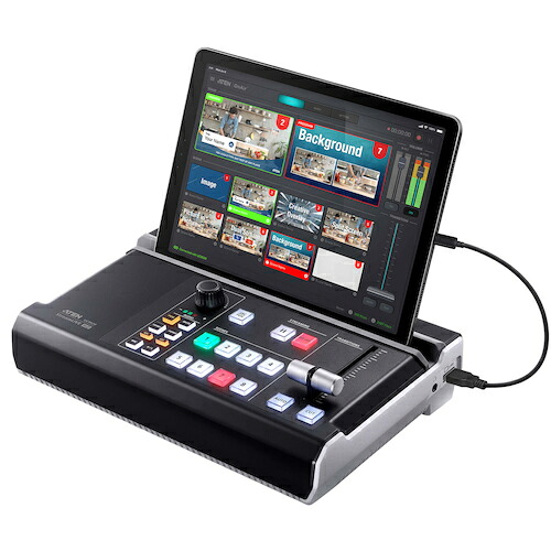 ATENジャパン　ATEN　ポータブルライブストリーミングＡＶミキサー（リアルタイム編集機能搭載）ＨＤＭＩ２入力対応　【品番：UC9020】