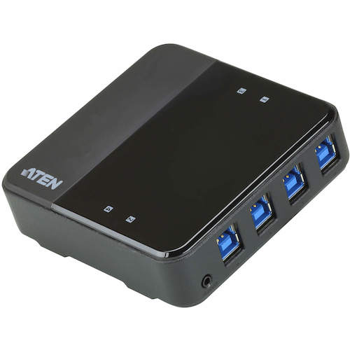 ATENジャパン ATEN ４界面ＵＳＢ３．１Ｇｅｎ１デバイス分かちあう器 【品番：US3344】