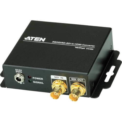 ATENジャパン　ATEN　ビデオ変換器　３Ｇ／ＨＤ／ＳＤ－ＳＤＩ　ｔｏ　ＨＤＭＩタイプ　【品番：VC480】