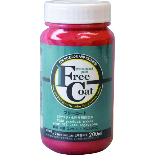 【別途送料あり】アトムサポート　アトムペイント　水性フリーコート　２００ＭＬ　スカーレット　【12個】　【品番：00001-23119】 14,534円