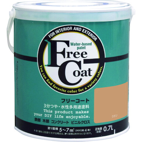 【別途貨物輸送あり】原子受け支える 原子絵の具 水溶性無償性厚地の外套 ０．７Ｌ ラタン 【6個】 【品番：00001-23212】