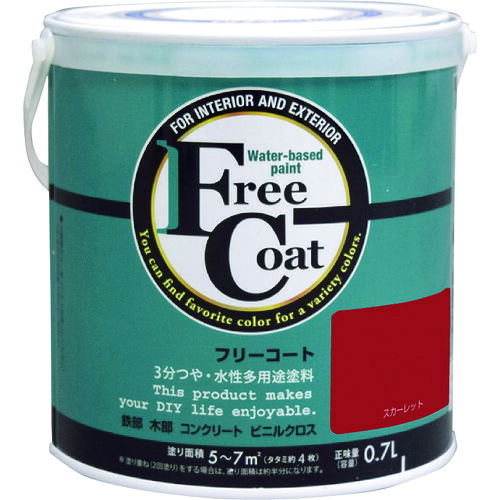 【別途貨物輸送あり】原子受け支える 原子えの具 水溶性無償性厚地の外套 ０．７Ｌ スカーレット 【6個】 【品番：00001-23219】