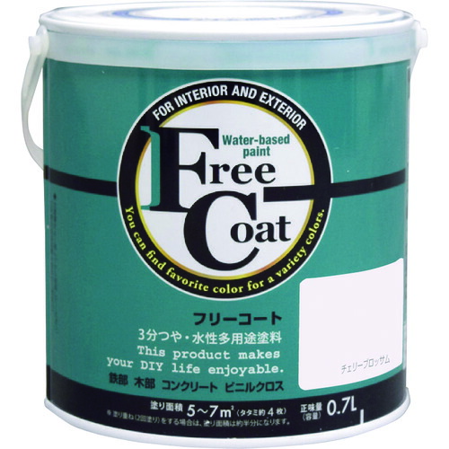 【別途送料あり】アトムサポート　アトムペイント　水性フリーコート　０．７Ｌ　チェリーブロッサム　【6個】　【品番：00001-23247】 13,769円