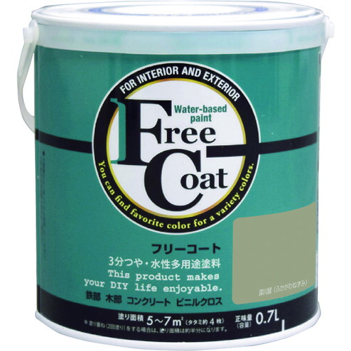 【別途貨物輸送あり】原子受け支える 原子えの具 水溶性無償性厚地の外套 ０．７Ｌ 深川鼠 【6個】 【品番：00001-23257】