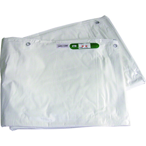 熱田原材料 ＷＩＮＧ ＡＣＥ ＩＭ白防炎居敷き １０ｍＸ１０ｍ 【品番：FR-1010】