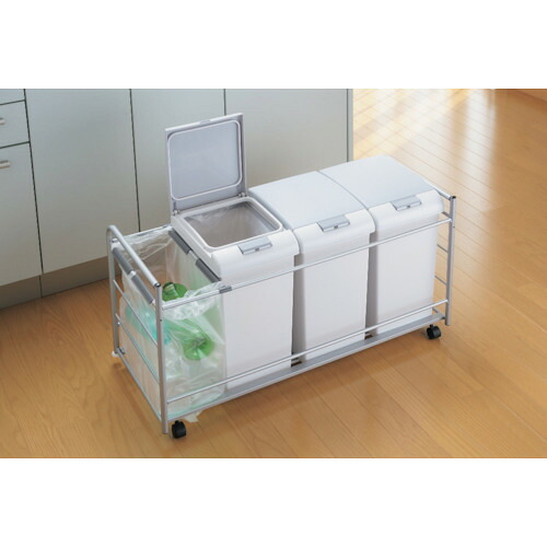 オークス 扉面材用ダストペールワゴン 【品番：JE3】