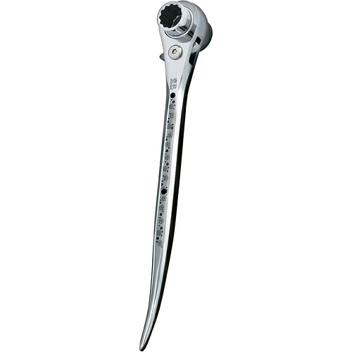 イチネンメモリアクセス ＭＵＳＴＴＯＯＬ ラチェットレンチ ＲＷ－１９２４ＣＤ ラチェットレンチ １９×２４ 曲がり 桜 【品番：12862】