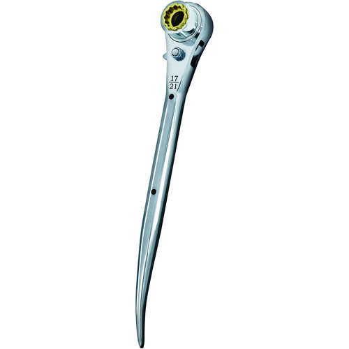 ★イチネンアクセス　ＭＵＳＴＴＯＯＬ　ラチェットレンチ　ＲＷ&minus;１７１９２１Ｃ　ラチェットレンチ　１７／２１&times;１９　曲がり　【品番：12864】｜住設プロ　店