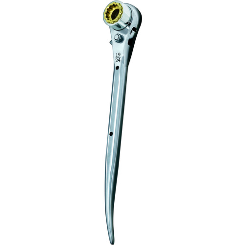 イチネンアクセス　ＭＵＳＴＴＯＯＬ　ラチェットレンチ　ＲＷ－１７１９２４Ｃ　ラチェットレンチ　１９／２４×１７　曲がり　【品番：12865】