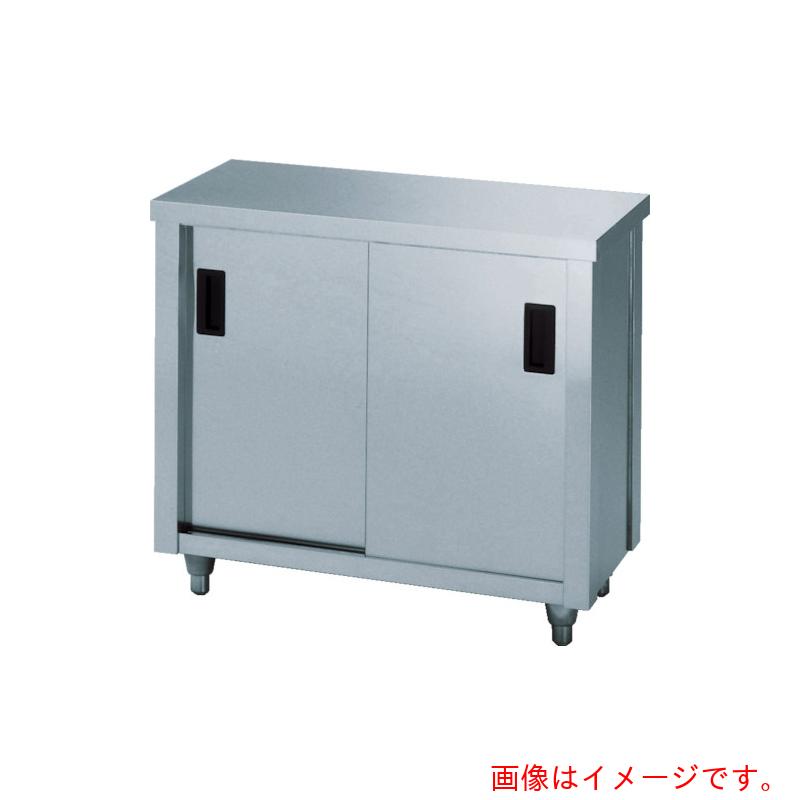 東製造所（azuma） ステンレス鋼庫入れ庫（片面引違戸） 鍵皆無 ６００×４５０×８００ 【品番：AC-600K】